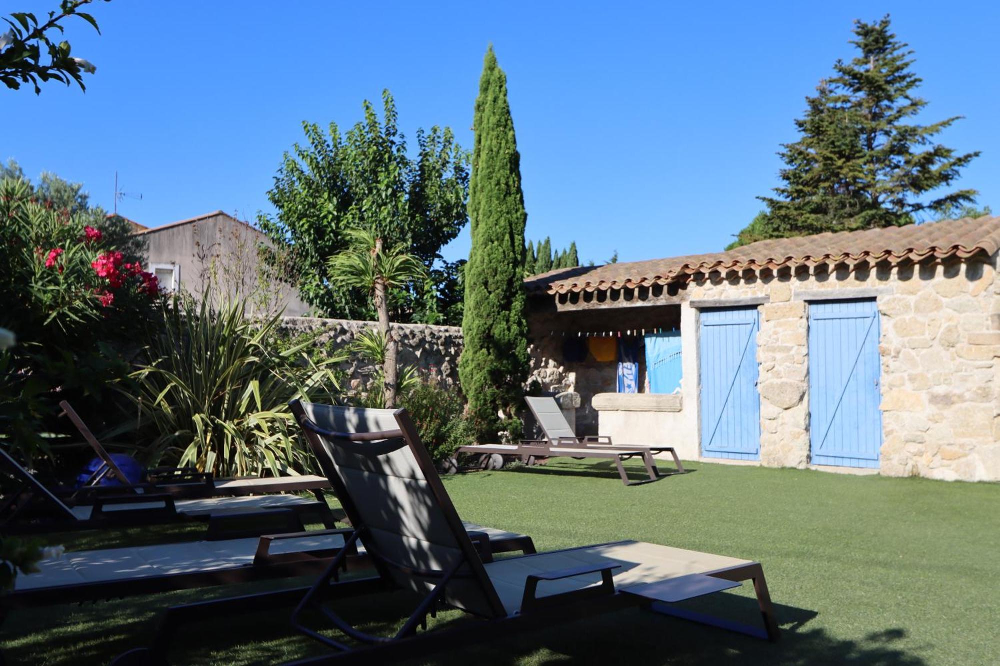 Aux Pots Bleus Bed & Breakfast Nissan-lez-Enserune Ngoại thất bức ảnh